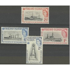 MALVINAS 1964 SERIE MINT BARCOS MONUMENTO